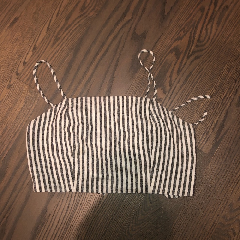 Striped crop top